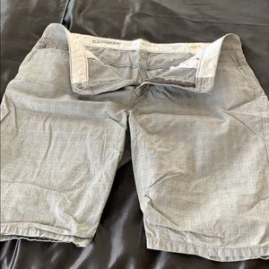 Men’s Express shorts. 36w. Slim fit/low rise.